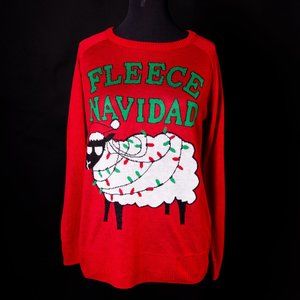 Fleece Navidad Ugly Christmas Sweater